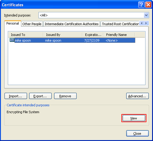 There is no more error indication untrusted certificate