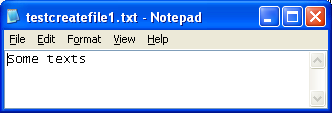 Appending One File to Another File Program Example: Creating a text file as the argument