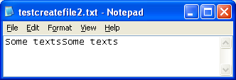 Appending One File to Another File Program Example: The file's content was appended
