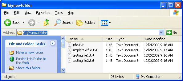 Retrieving and Changing File Attributes: All the files' properties are hidden and read only