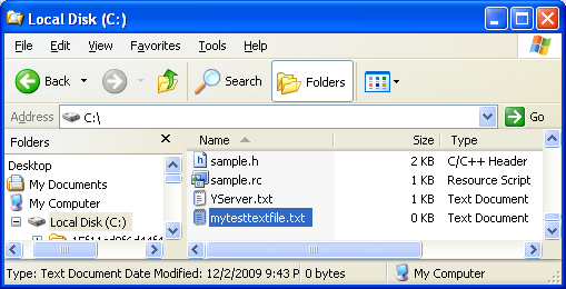 Testing for the End of a File Program Example: Creting a text file for testing